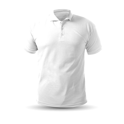 AÇELYA BEYAZ XL POLO YAKA T-SHİRT