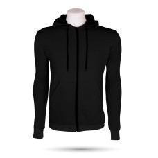 ARTOS KANGURU CEPLİ FERMUARLU SİYAH L SWEATSHİRT